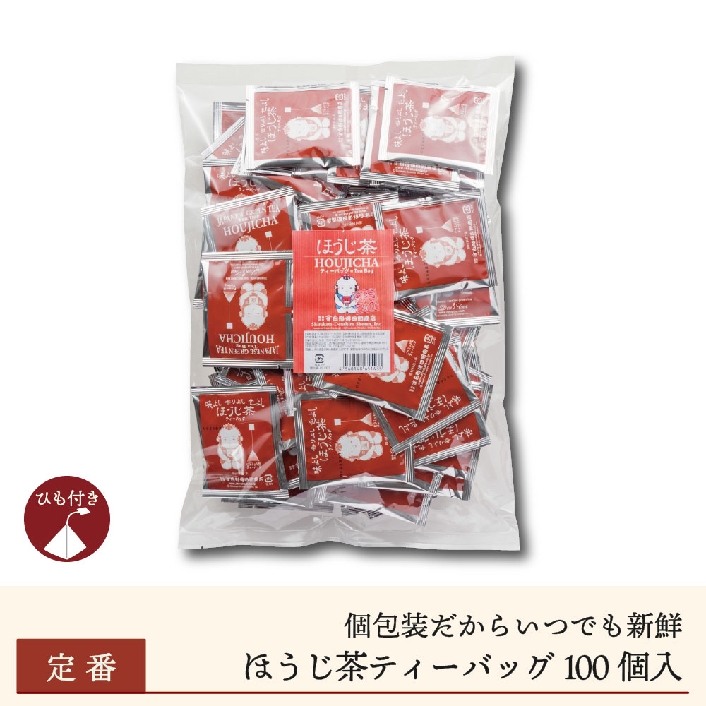 ほうじ茶ピラミッドティーバッグ100個入